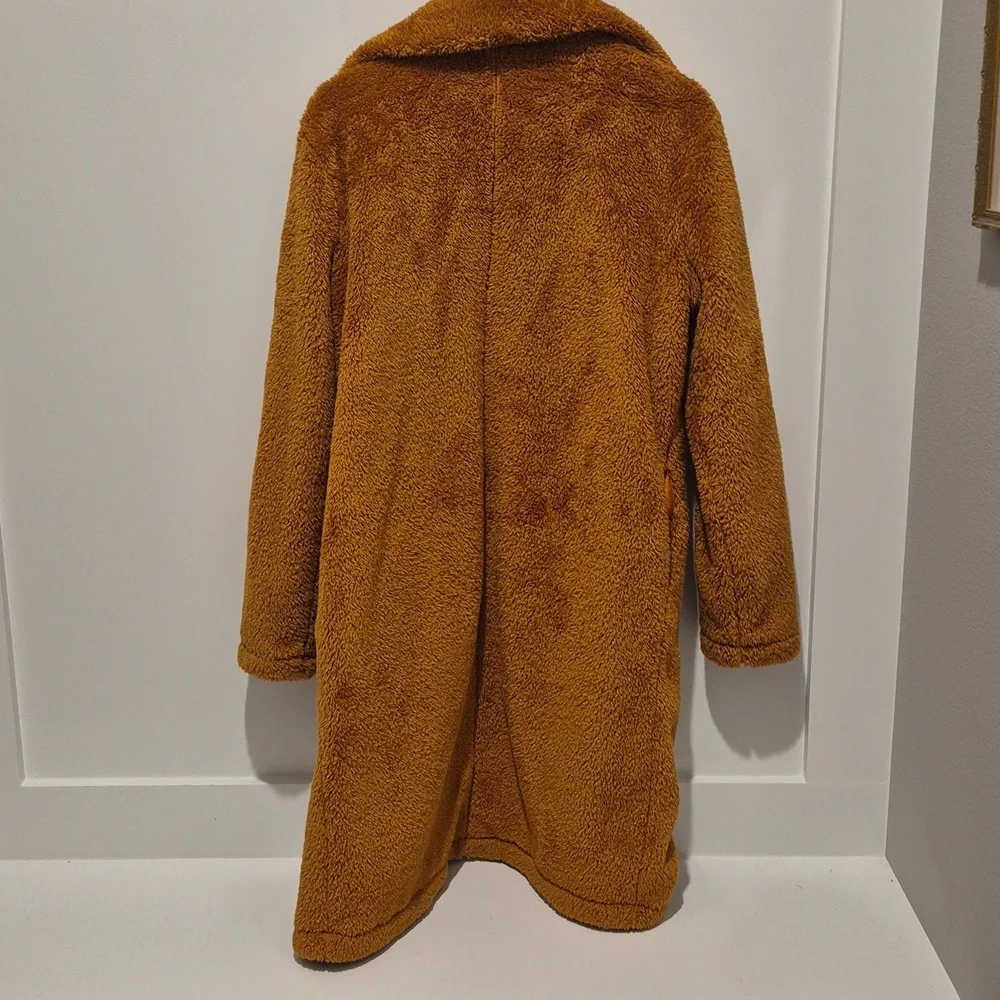 Tan Teddy Coat | Large - Picture 6 of 7